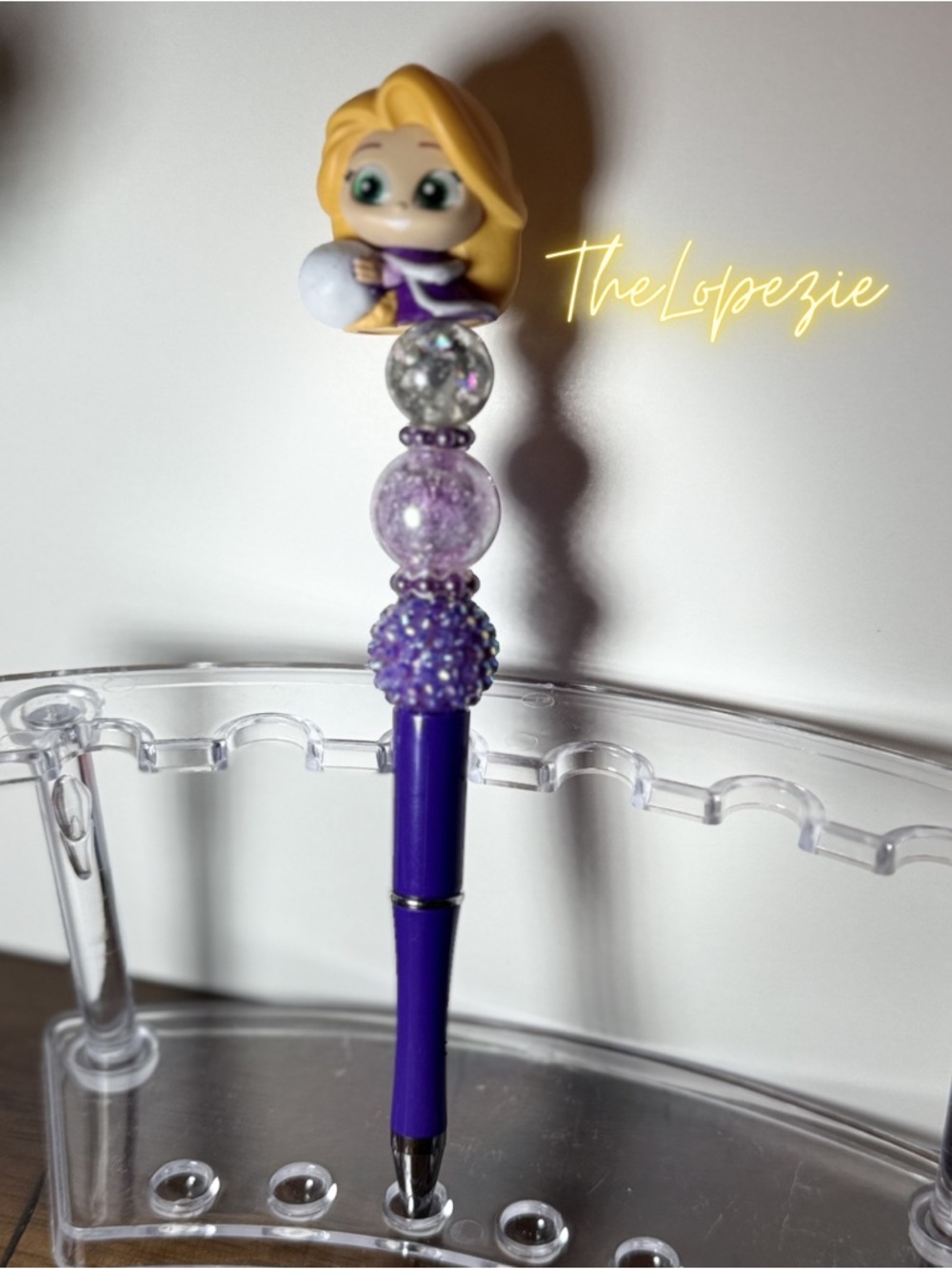 Handmade Princess Rapunzel inspired pen